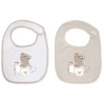 Слюнявчики Kikka Boo 31104010046 Set 2 bavete Terry Dreamy Flight Beige