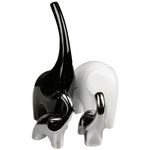 Декор Deco Черно-белые слоны