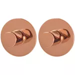 Cârlig baie Bisk 08584 Set cuere (2buc.) STYLE, cupru
