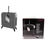 Perie WC Spirella 49968 Perie pentru WC cu suport hârtie (7 role) Cube neagru