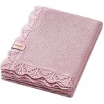 Комплект подушек и одеял BabyOno 1674/01 Patura de bambus tricotata /roz/