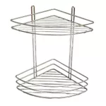 Полка для ванной Hydro S 0430369 coltar dubla, p/u baie, Metal/Crom