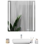 Oglindă baie Bayro Sigma 600x800 LED touch подогрев, часы, термометр