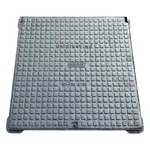 Аксессуар для дома Uniplast 16005, capac cu rama patrata din fonta 700x700 mm EN124 B125 (730 x 730 mm, H=37 mm)