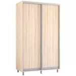 Dulap Mobildor-Lux Aron cu uși glisante (140x60x220H cm) Sonoma