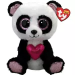 Мягкая игрушка TY TY36538 Panda cu inima 15 cm (Beanie Boos)