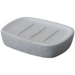Săpunieră Bisk 06312 STONE gri. (ceramica)