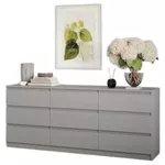Комод MebelStar NEO 9S 180x43x75.5 Grey (MBS-1327)