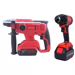 Набор электроинструментов Vector+ Set 1 (VEB2030, VEB2080, 2ac. 4Ah, incarcator 2.0A, geanta)