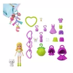 Păpușă Fisher Price JKR46 Кукла-брелок с питомцем и аксессуарами 7.5см (в ассорт.)