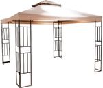 Umbră pentru grădină Holland 24850 Cort pavilion Party 3x3x2.7m cu ventilare, bej