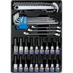 Набор ручных инструментов King Tony 9-90131MR набор L-обр.ключей HEX, насадок бит, ключей разрезных 31 пр.