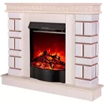 Șemineu electric ArtFlame Nazarii mini & Corsica, 874x1080x245 mm, Jasmin