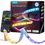 Banda LED Govee Light Strip RGBICWW LED Strip Light 2 Pro 5m, Protective Coating (H61F53D1)