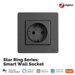 Розетка электрическая Moes ZK-SR-EU-GY-MS