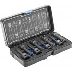 Набор головок, бит, насадок Hoegert HT6R006 насадки ударные SPLINE, M5-M18, 1/2