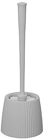 Ёршик для унитаза Бытпласт 57623 Econova Velvet 12.8x12.8x37cm, flack gri deschis