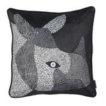 Lenjerie de pat Moooi 250687 Dwarf Rhino Cushion 50x50 Black