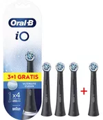 Сменная насадка для электрических зубных щеток Oral-B iO ULTIMATE CLEAN BLACK 3+1 (6044)