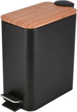 Урна для мусора Bisk 08423 patrat RADO cu pedala 5L negru