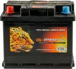 Автомобильный аккумулятор Gepard 50 AH EFB START STOP 460A (207x174x188)
