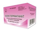 КАЛИЯ ПЕРМАНГАНАТ 3,0 г.  (марганцовка)