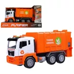 Машина Wenyi WY1115B 1:10 Camion de gunoi cu inerție Think Green (lumină/sunet)