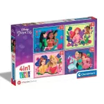 Puzzle Clementoni Puzzle 4in 1 Printesele Disney (21517)
