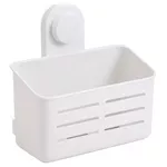 Аксессуар для ванной Axentia 136360 Raft cu ventuze din plastic, alb