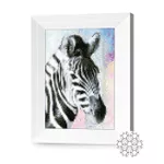 Картина по номерам Art Gallery JS27682 Mozaic cu diamante 20x30cm Zebra
