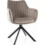 Стул Signal Azalia velvet czarny stel/ciemny bez bl. 40