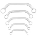 Set de unelte de mână Hoegert Set de chei dublu inelare tip C (5buc) HT1W599