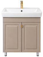 Dulap pentru lavoar Mashtab 12677 Marbela (ML) cu 2 uși 650x460x850 Alb lucios