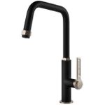 Смеситель кухонный Gessi 60051-599 Officine Fino: Brushed Nickel / Matte Black