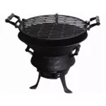 Мангал Holland 11953 BBQ Барбекю круглый на ножках, решетка D35.5cm