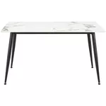 Стол Halmar Emilio 140 (marmura alba)