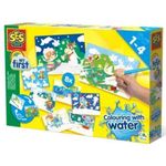 Set de creație Ses Creative 14459S My first Colouring with water – Animals Mega set