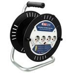 Prelungitor electric Horoz 72422 cu tambur, 30m, 4 prize, 3x2.5mm2, 16A (310.130.101)