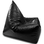 Fotoliu BeanBag BeanBag BM5808, Piramida, XL, piele ecologică lucioasă MAX, negru