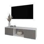 Comodă TV Smartex (16589) Т11 100 TV-Навесная Alb+Grafit