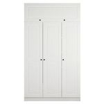 Dulap Trendy Minar 3 Mebran Kapak 2 235-Alb, 135x235x52cm
