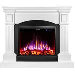 Камин электрический ArtFlame Columb & Tomas, 1050x1250x300mm, Alb