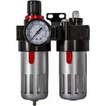 Compresor Profmet 815163 Unitate de tratare a aerului in doua etape cu reductor si manometru 1/4