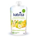 Piure-smoothie din fructe și frișcă Kabrita, 100g