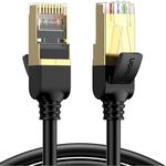 Кабель для IT Ugreen 11273, Cat7 F/FTP Ethernet Cable, Pure Copper, Shielded, 10m, Black
