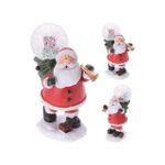 Новогодний декор Promstore 49024 Сувенир Дед Мороз с шаром со снегом 13cm