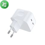 Сетевое зарядное устройство  35W USB-C+C