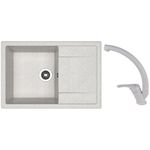 Мойка кухонная со смесителем Dr.Gans Techno 760 + SanDonna F 1069 gri