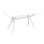 Стол Evelin di Costacurta Raffles Rectangular White 1500x900x750