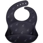 Bavețică Petite&Mars 706113 Baveta moale din silicon Sam Grey Hills